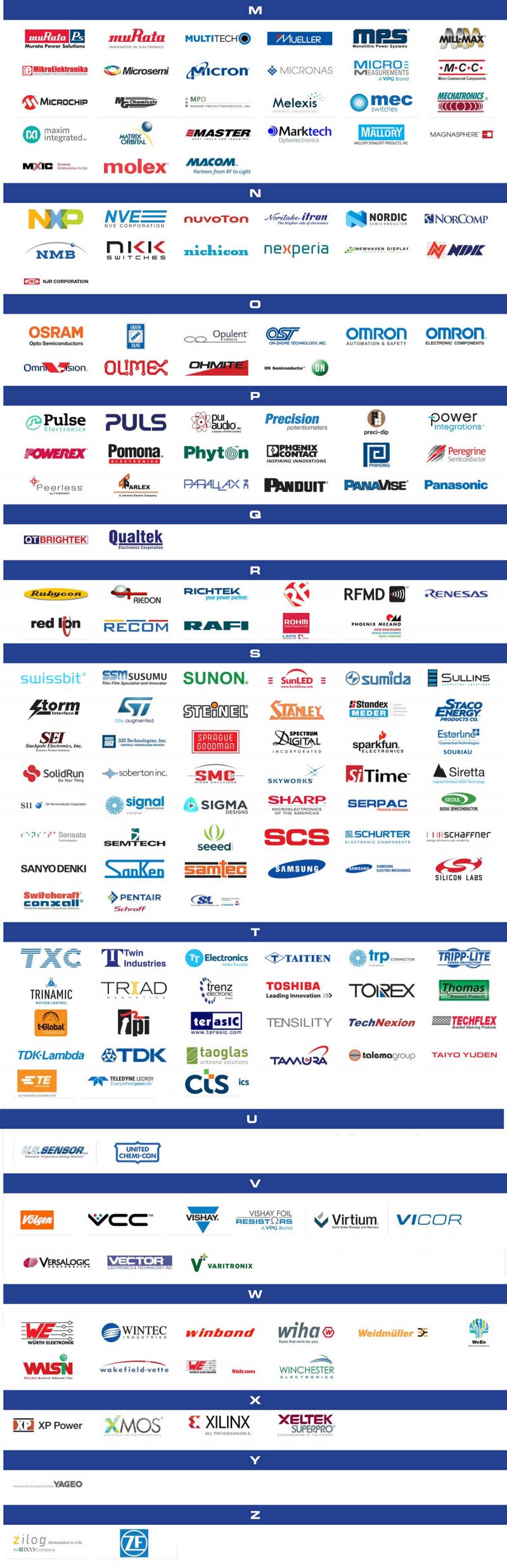 MANUFACTURERS - Pride Electronics